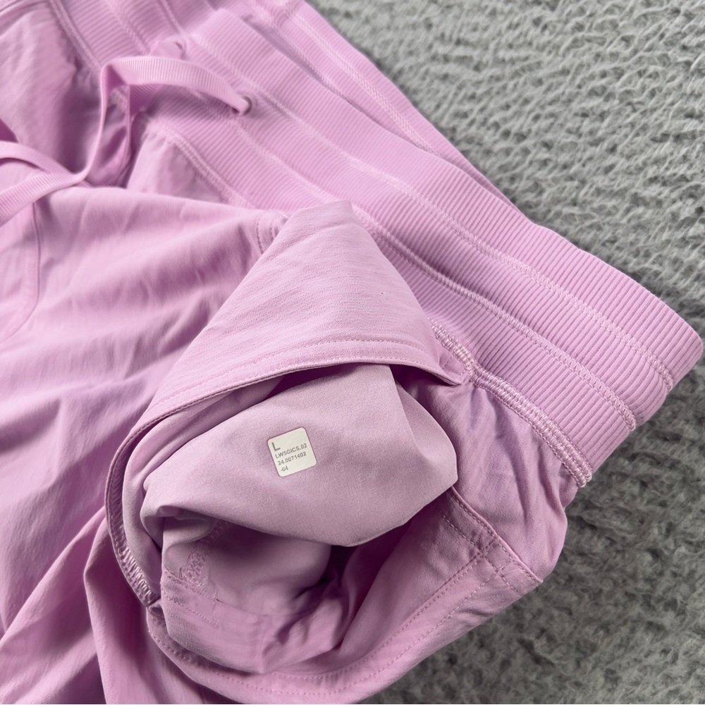 Lululemon Dance Studio Cargo Joggers Womens L Pink Relaxed Fit Mid Rise Active - Picture 6 of 8
